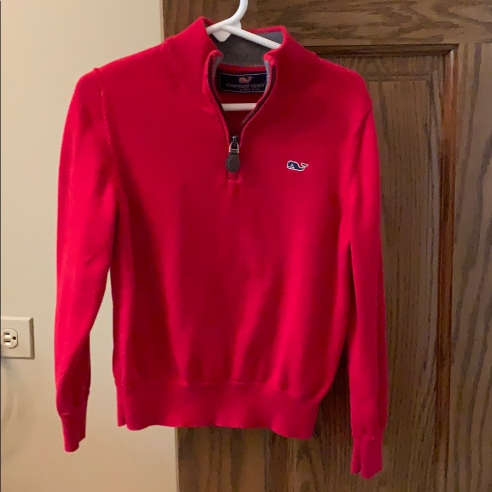 Vineyard Vines Boy’s classic 1/4 zip sweater